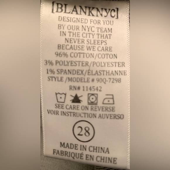 Blank NYC - Women's Spray-On Jeans (grey-size 28) - Picture 6 of 6